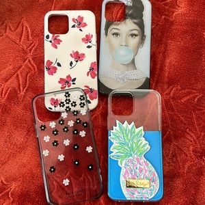 Lot of 4 iPhone 12 Pro cases—Kate Spade & Lilly Pulitzer